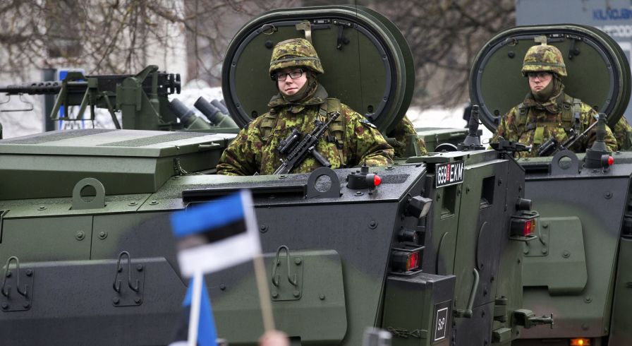 Парад в честь Дня независимости Эстонии, Нарва