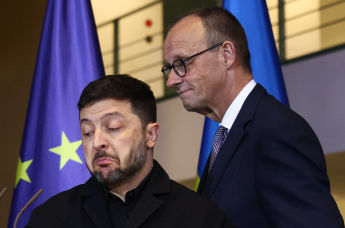 Канцлер Германии Фридрих Мерц и Владимир Зеленский