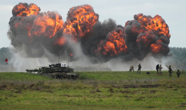 Военные учения в Ожише, Польша, 17 сентября 2025 г.