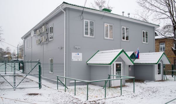 Пограничный пункт "Ивангород" на российско-эстонской границе.