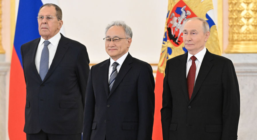 Президент Владимир Путин принял верительные грамоты у вновь прибывших послов иностранных государств