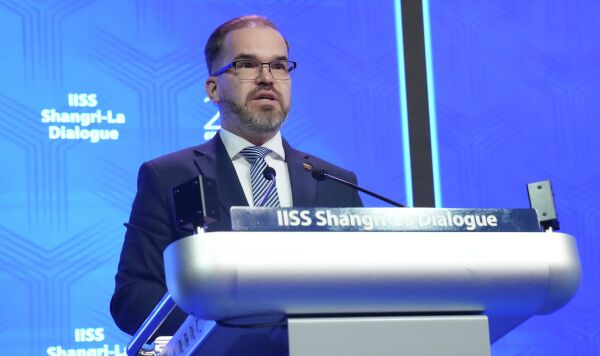 Министр обороны Литвы Робертас Каунас, 30 мая 2026 г.