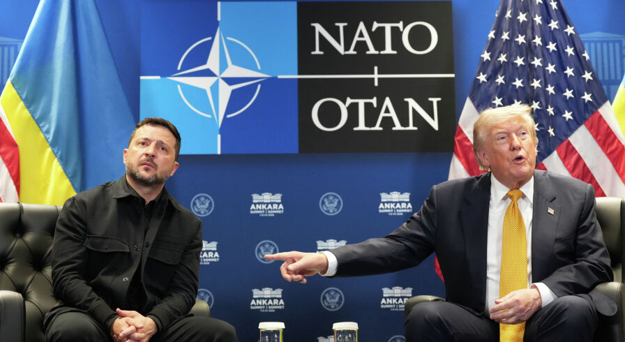 Дональд Трамп и Владимир Зеленский