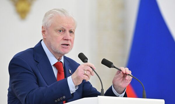 Председатель политической партии "Справедливая Россия" Сергей Миронов