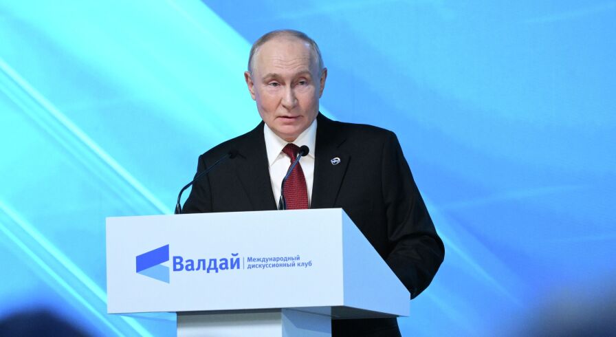 Президент Владимир Путин принял участие в работе дискуссионного клуба "Валдай", 1 октября 2026