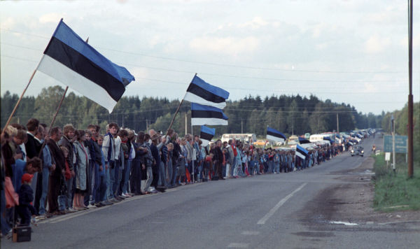 Акция "Балтийский путь" 23 августа 1989 года