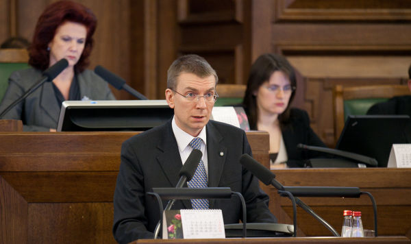 Министр иностранных дел Латвии Эдгарс Ринкевичс