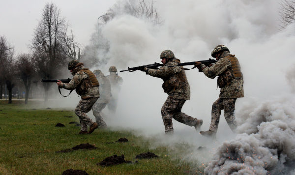 Тактические учения латвийской армии Тактические учения латвийской армии