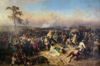 Картина «Полтавская победа» художника Александра Коцебу