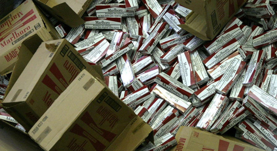 Контрафактные сигареты