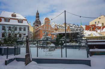 Вид на Старую Ригу и Домский собор