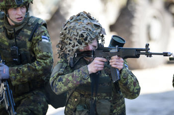 Военные учения НАТО Spring storm в Эстонии
