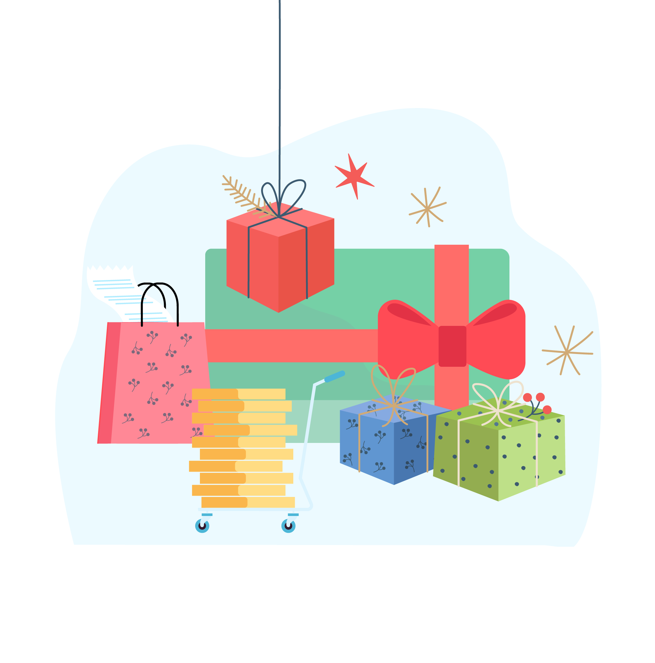 Сколько тратят на новогодние подарки в Прибалтике?