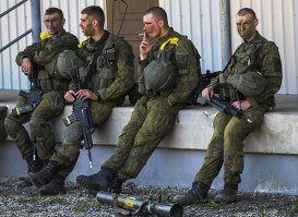Силы обороны Эстонии совместно с союзниками НАТО во время военных учений "Весенний шторм".