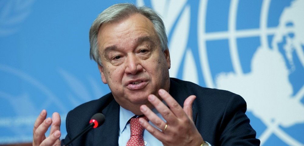 Генеральный секретарь ООН Антониу Гутерриш.