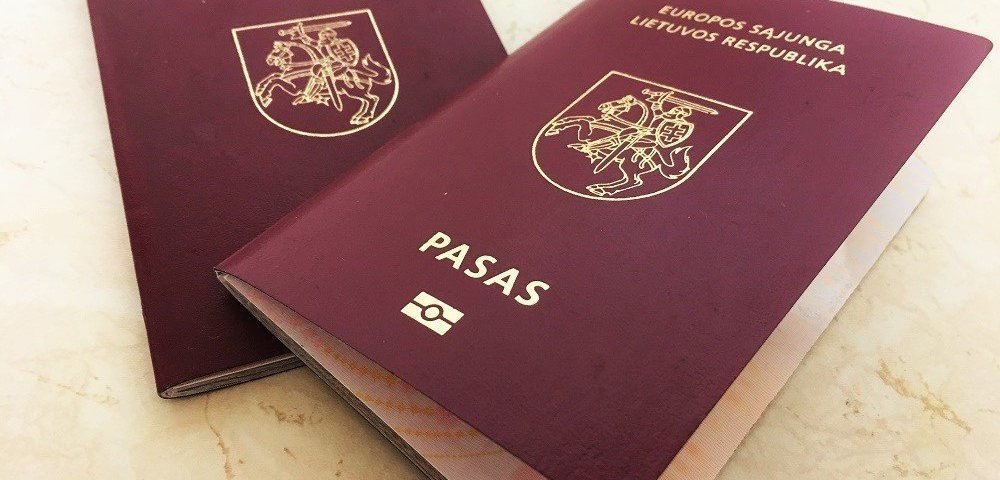 Литовский паспорт.