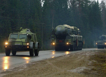 Эшелонированная система охраны ракетного комплекса "Тополь-М".