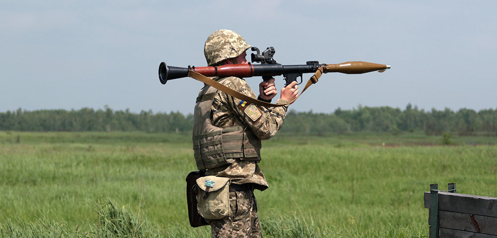 Военнослужащий вооруженных сил Украины.