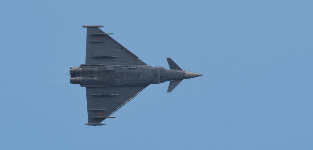 Истребитель Eurofighter Typhoon. Архивное фото