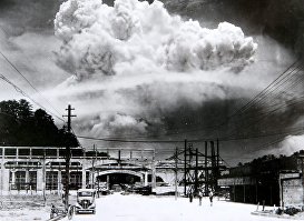 Атомное облако над Нагасаки, 9 августа 1945 года